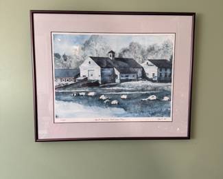 Limited Edition print #157/500 'April Morning, Pilot Grove Farm' April 1991 by Bruce Davidson (Stow, Massachusetts) 16" x 19"