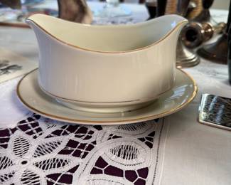 Royal Limited Golden Ivory gravy with attached saucer