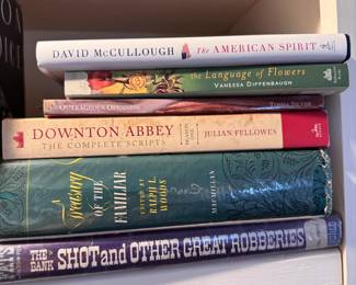 Group of books including The American Spirit