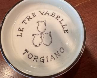 Le Tre Vaselle Rastelli Torgiano small dish 3"