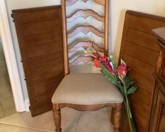 6 chairs Plus 2 Arm chairs. 8 total