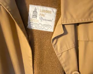 London Fog rain coat