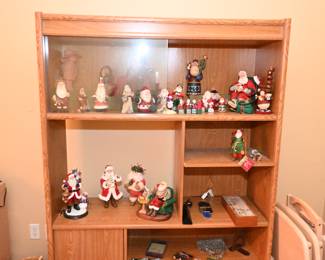 Entertainment Center Santas