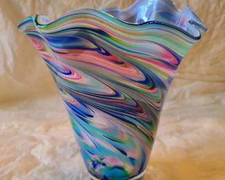 Glass vase