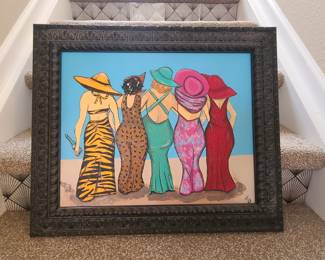 Best Friends painting on canvas 