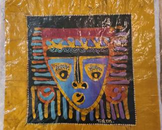 Batik quilted Mask print, multiple available in different styles/colors