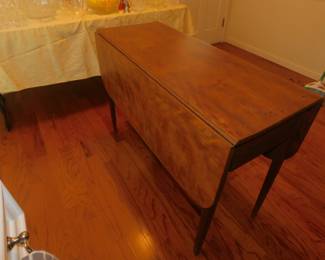 18th Century Drop Leaf Work Table