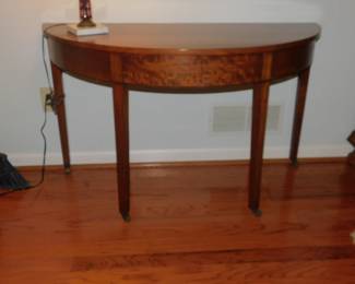 Early 19th Century Demi Lune Table