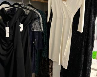 Dresses from size 14 down to size 4.