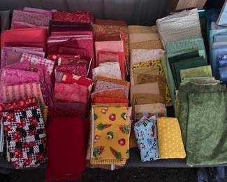 We will be selling our fabric by the pound and there is something for everyone.