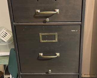 Vintage file cabinet