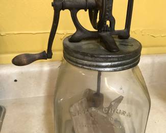 Another primitive Daisy Churn - numbered