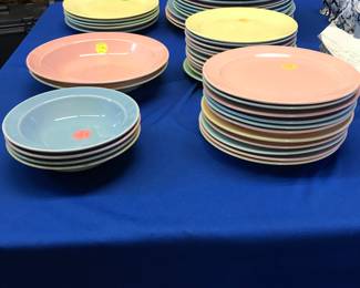 Lu Ray Dishes - beautiful colors