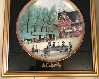 P Buckley Moss "The Blacksmith