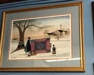 P Buckley Moss. "Stitched with Love".