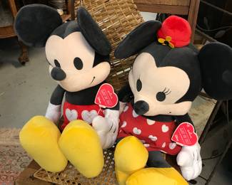 Mickey and Minnie Plush Toys