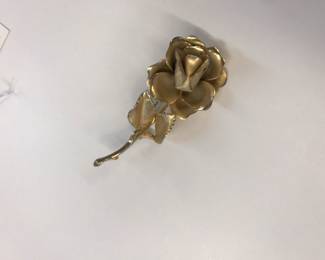 Vintage Gavanni  Rose Brooch