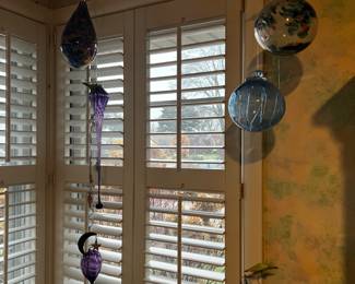 Glass whimsical mobiles
