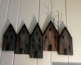 Houses wall art