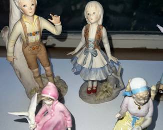 Various figurines