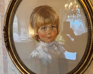 Portrait of child by Gloria Welty