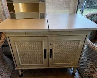 Vintage cabinet w/ sliding top