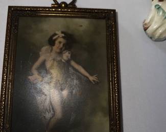 Small painted portrait