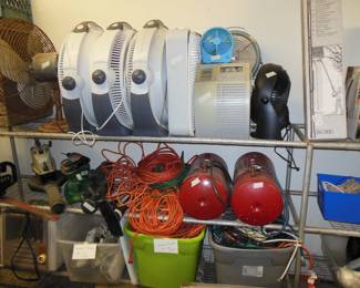 fans , air tanks, power tools