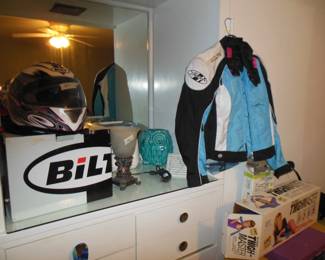 Motorcycle Jacket & Helmut