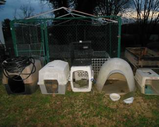 10x10 dog kennel, selection 