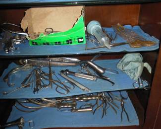 mid  century medical instruments