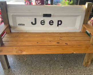 Jeep bumper bench