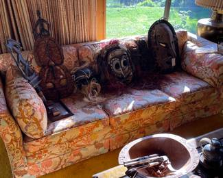 1970's patterned sofa