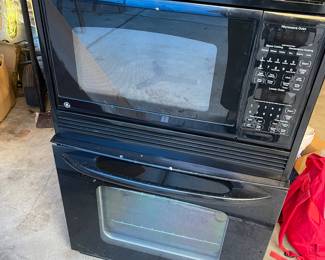 Built in microwave and stove