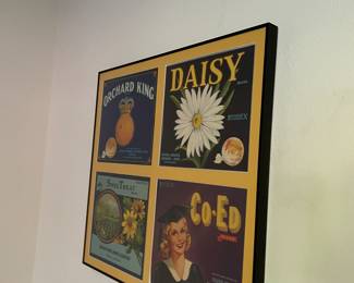 Vintage California Orange labels