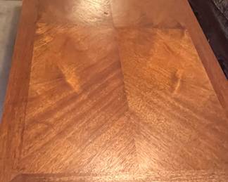 NEWER SOLID WOOD COFFEE TABLE
