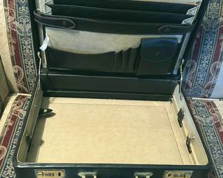 NEWER LEATHER BRIEFCASE