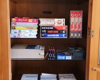 VHS Tapes & CD's
