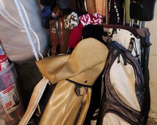 Several Sets of Golf Clubs