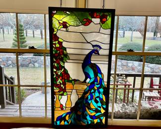 Beautiful framed stained glass