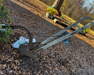 Antique hand plow