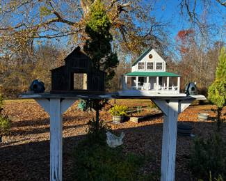 Two special made bird houses