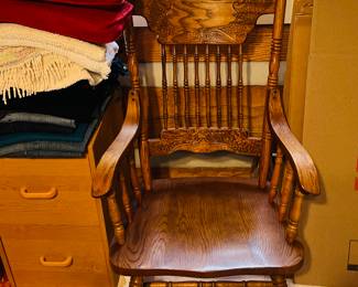 Oak arm chair