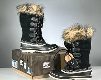 [NWT] SOREL BOOTS | Women's "Joan of Arctic" Sorel winter boots in black, size 9. 

