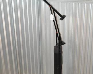 Artemide Tizio 35 Floor Lamp, Designed by Richard Sapper, Counter Balance and Rotating Black Finish Aluminum and Zinc Construction, 21st C., Made in Italy. Height Adjustable to 66”. ($375)