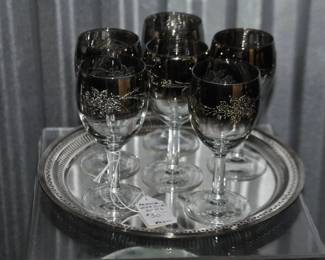 French Wine Stemware, Set of 6, ($30). 
