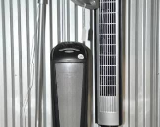 Lasko Ceramic Heater with remote ($43) Shown with a Holmes Tower Fan, ATF3606AR, no remote ($45) and a Ottlite SL-7023 LED Flexible and Adjustable Magnifier Light (SOLD) 