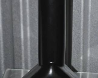 Wonderful Signed Eschelman Black Ceramic 10.5" Vase, ($75) 