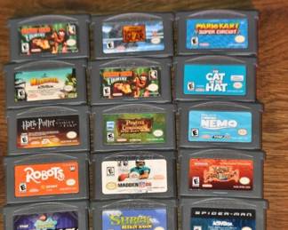 Great Selection of Gameboy Advance Games, Sold Separately 