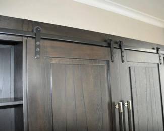 Top view for the Sliding Barn Doors! 